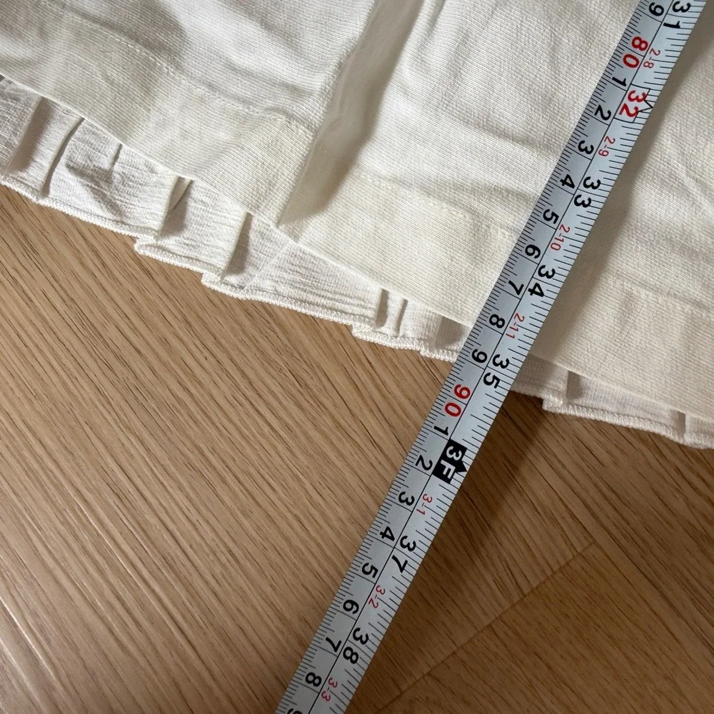 Modcloth White Ruffle Mini Dress - Picture 5 of 6